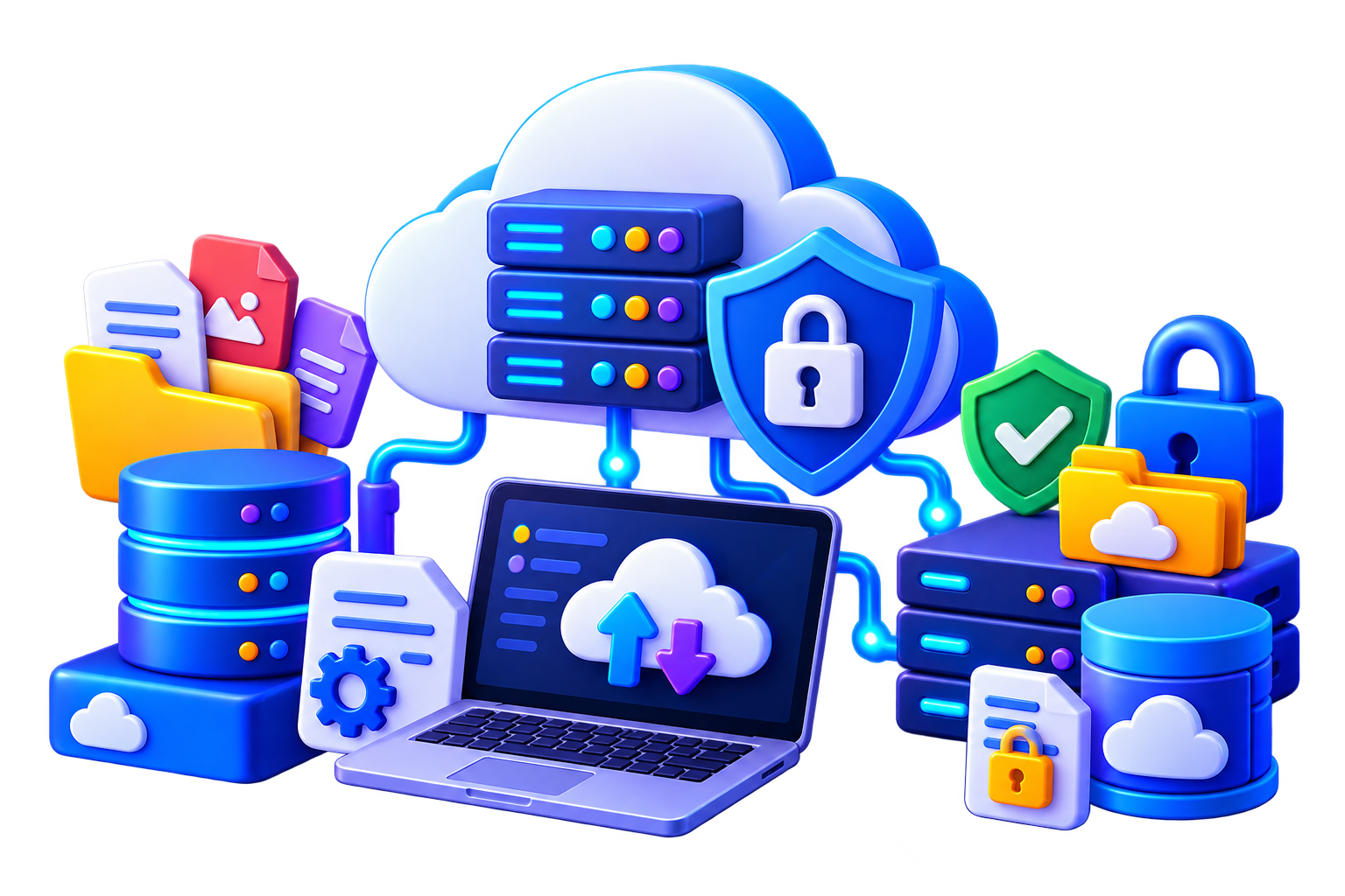 Cloud Storage and Security unit icon