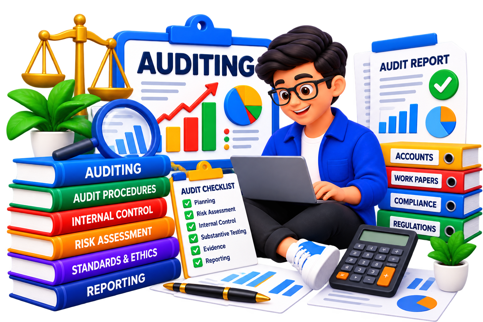 Auditing illustration for B.Com DAVV notes