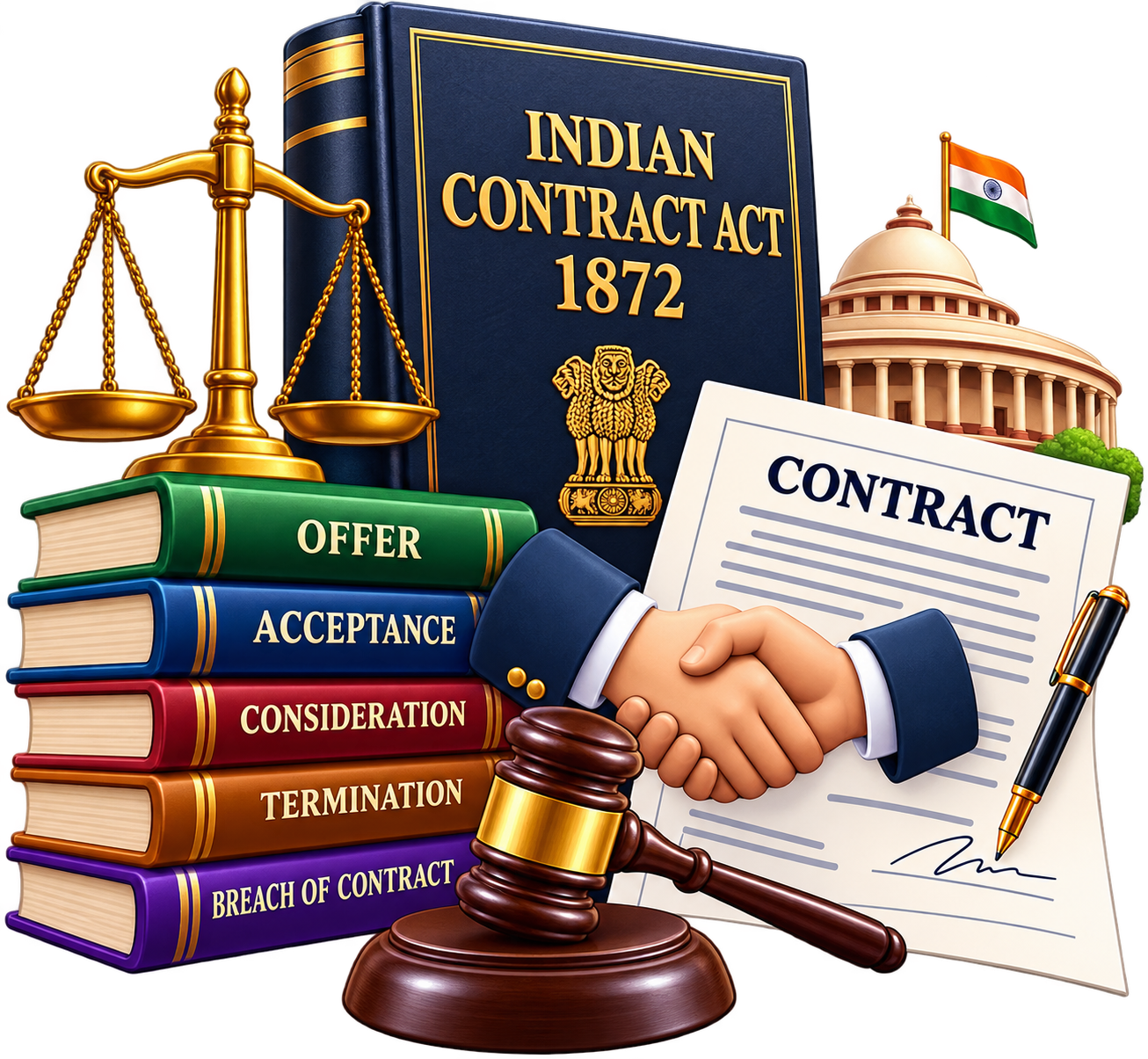 Indian Contract Act 1872 unit icon