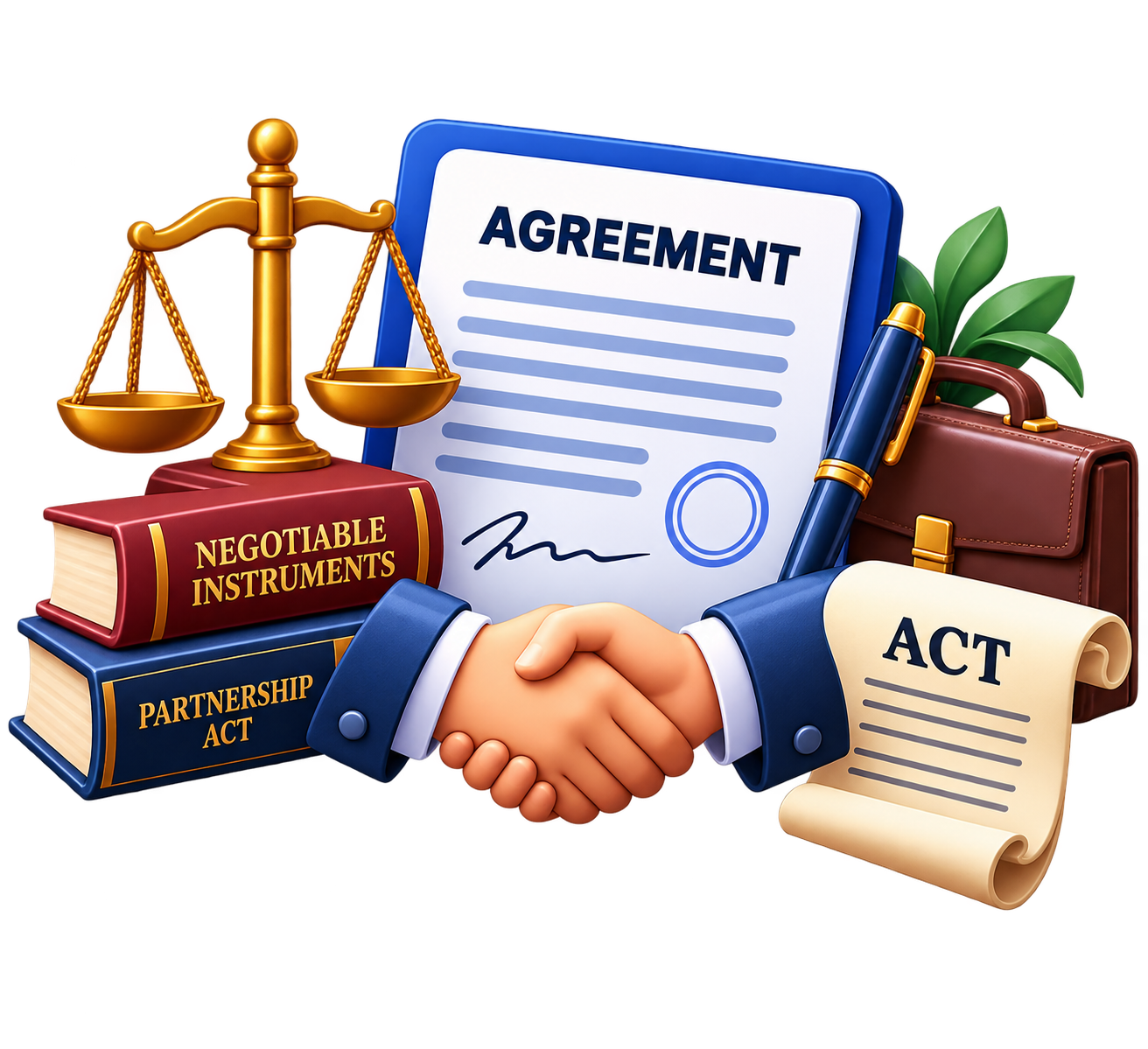 Negotiable Instruments and Partnership Act unit icon