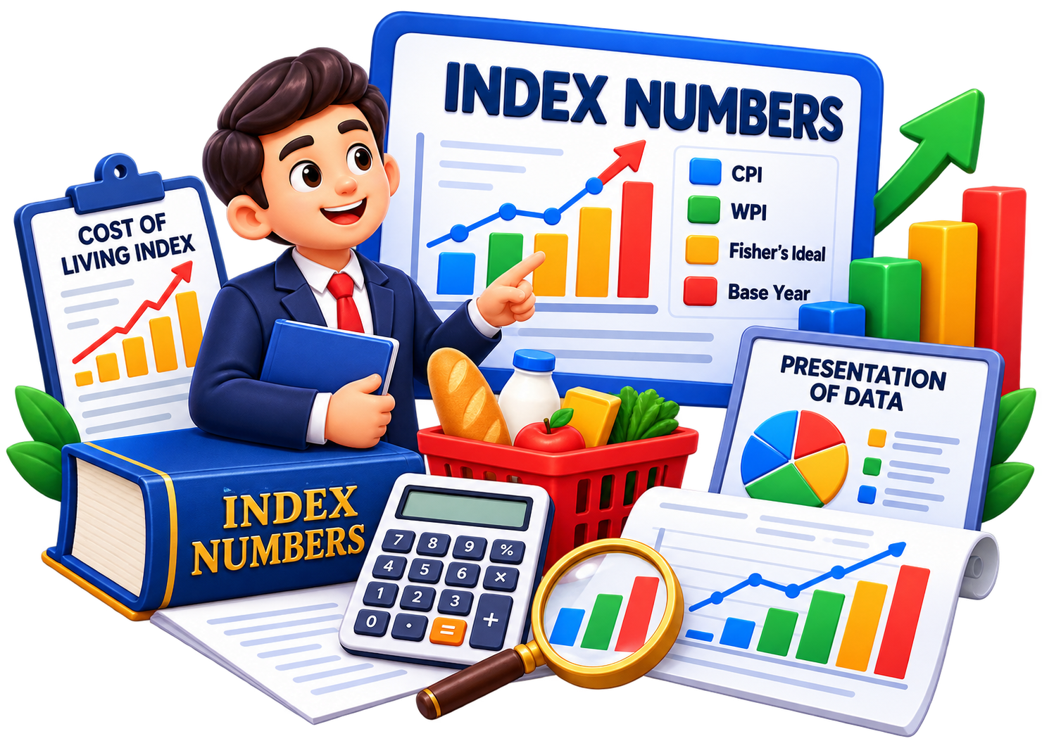 Index Numbers and Presentation of Data unit icon