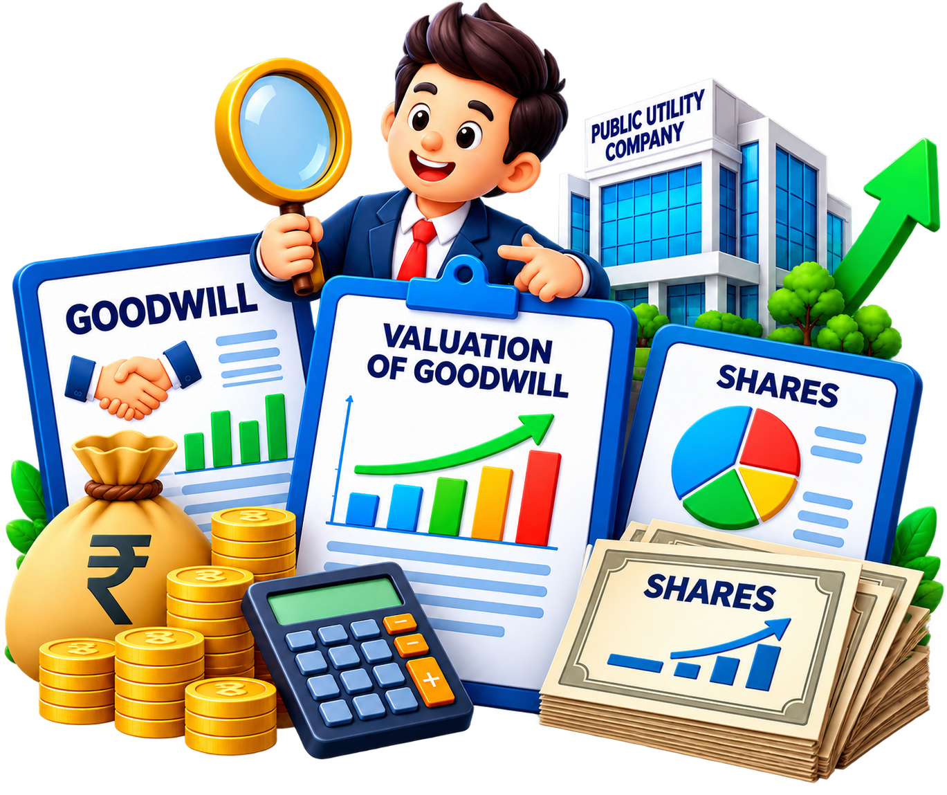 Valuation of Goodwill and Shares unit icon