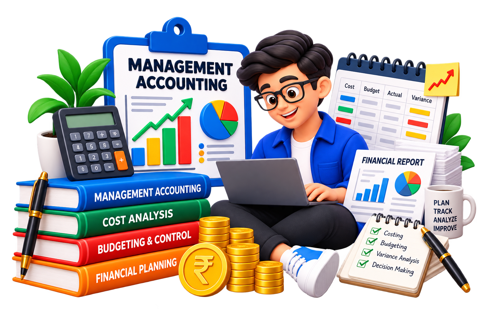 Management Accounting illustration for B.Com DAVV notes